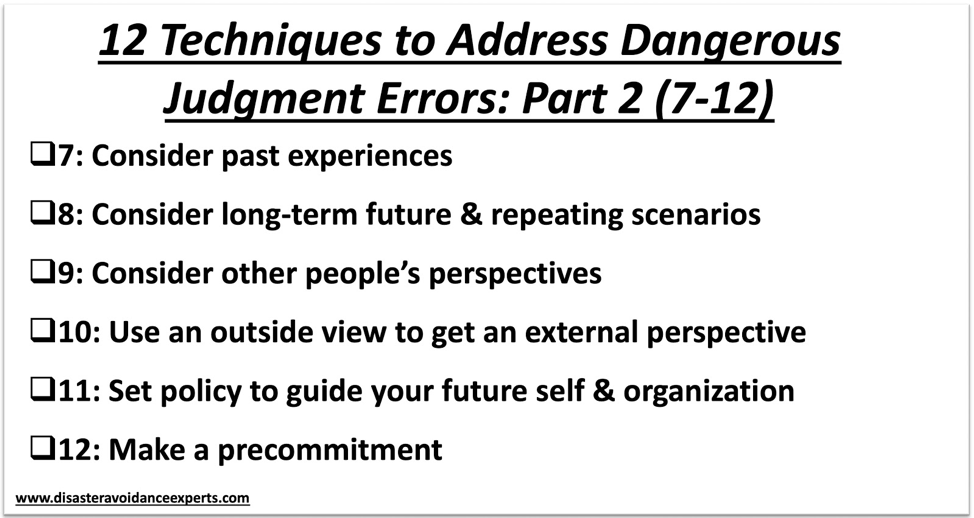 12 mental skills to defeating cognitive biases